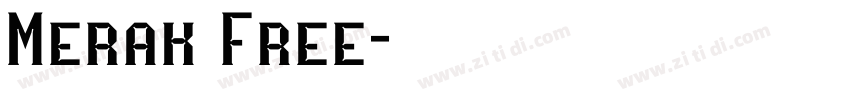 Merak Free字体转换